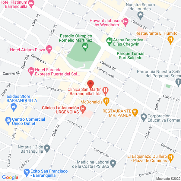 Map of Dismateriales