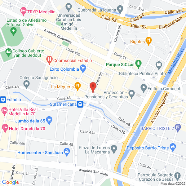 Map of Economica Rent A Car S.A.S.