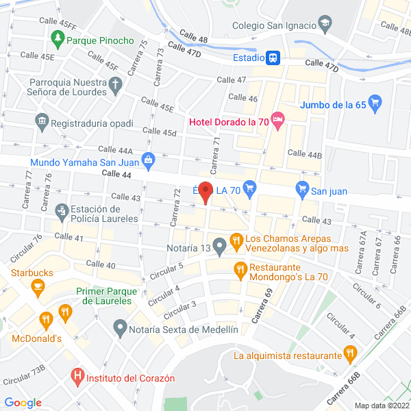 Map of Ecoservicio