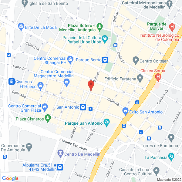 Map of Ejecutivas