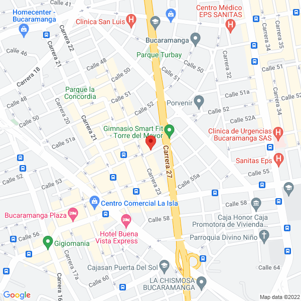 Map of El Bufón Del Tiempo