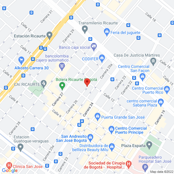 Mapa de Estructural Ferretería Global Ltda.