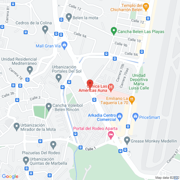 Map of El Rincon Del Peluquero