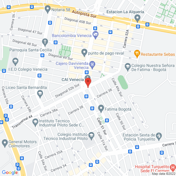 Mapa de El Sheff Marino