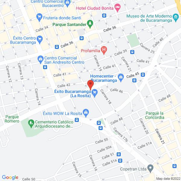 Map of El Ventilador