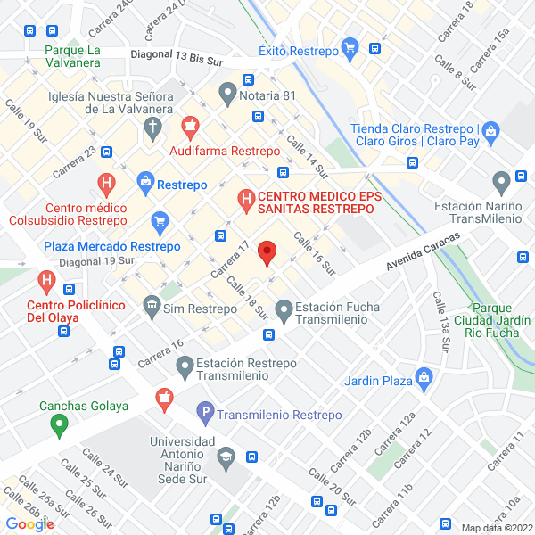 Map of El Balcon Nigth Club