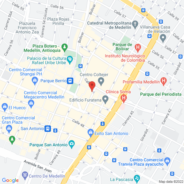 Map of El Billete