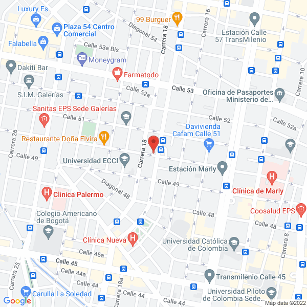 Mapa de El Cid Litografía & Cía S.A.