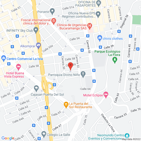 Map of Jardín Infantil El Club De Los Niños