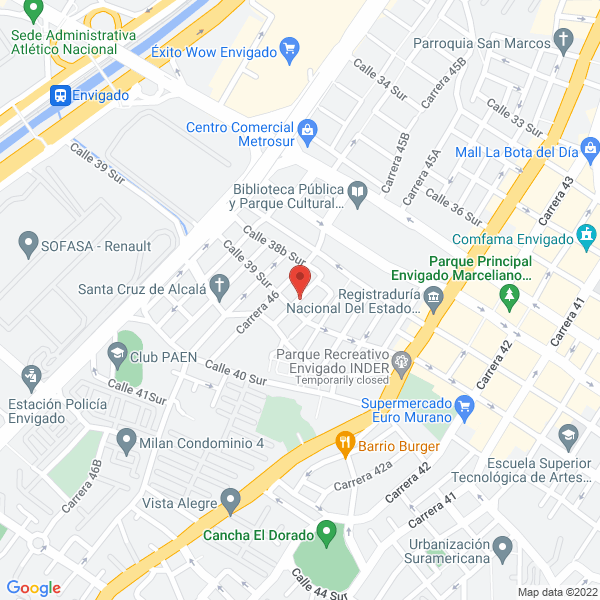 Map of El Colectivo Grupo Creativo