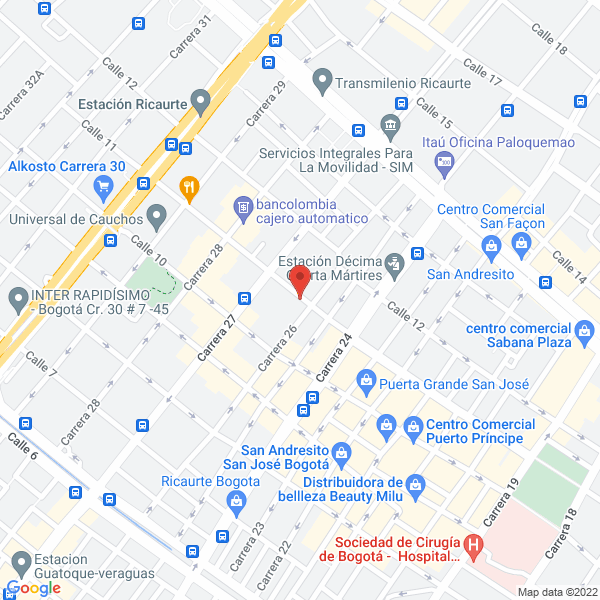 Mapa de El Palacio De Los Tejos Fabritejos J.V.