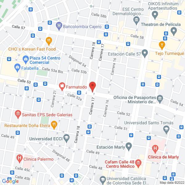 Mapa de El Monasterio Ltda.