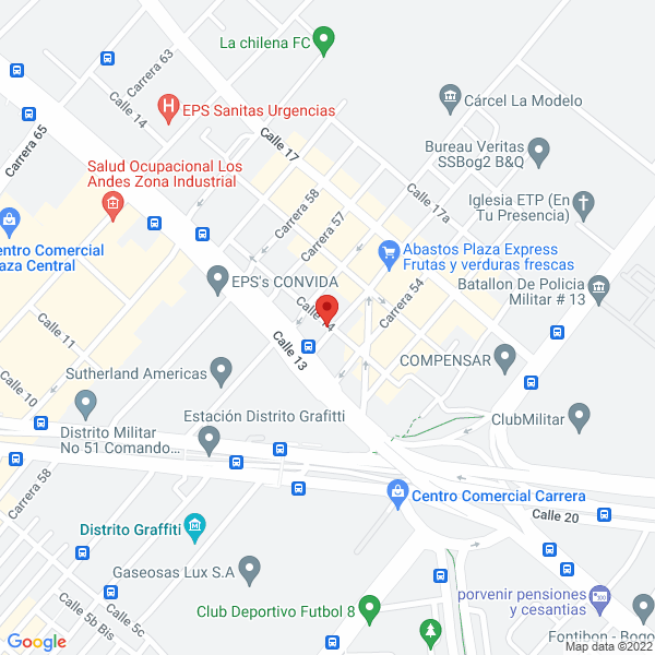 Mapa de El Mundo Eléctrico Automotriz Ltda.
