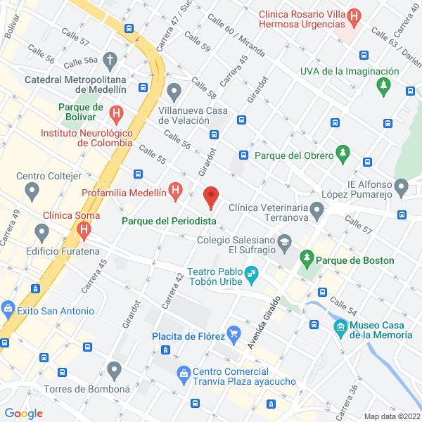 Map of Expocorte S.A.