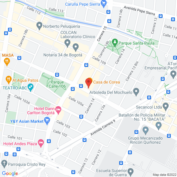 Mapa de Expomodel'S Agency