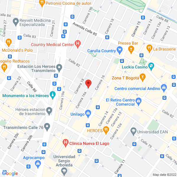 Mapa de Exposito Abogados S.A.S.