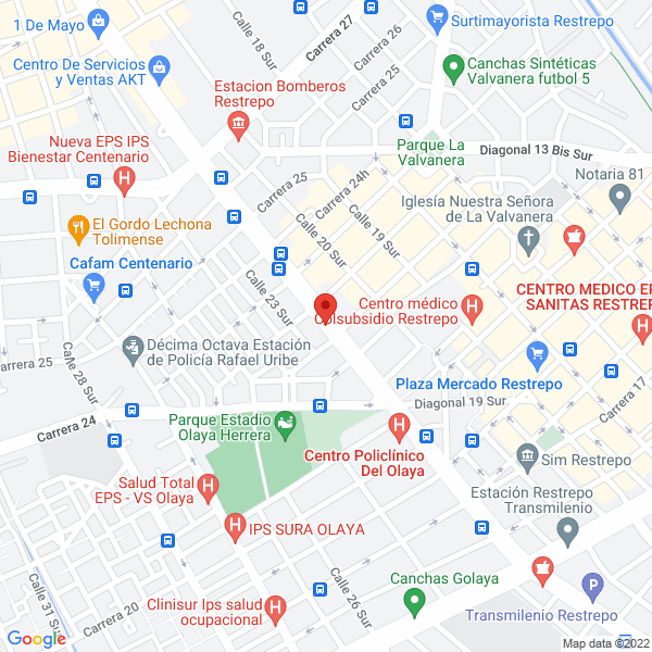 Mapa de Fabrikachuchas Y Publicitarios Ltda