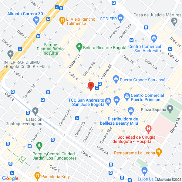 Mapa de Diseños Arenis Ltda.