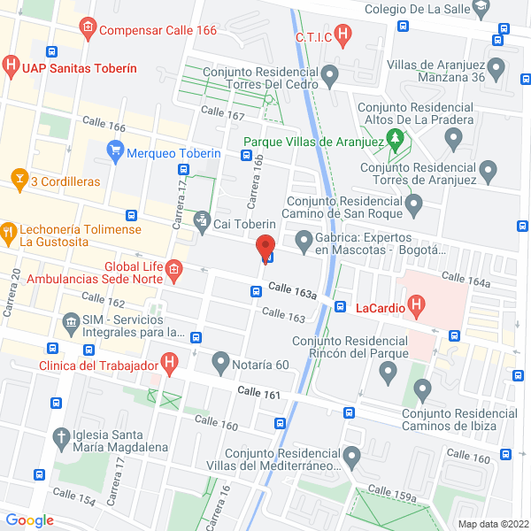 Mapa de Disgram Ltda.