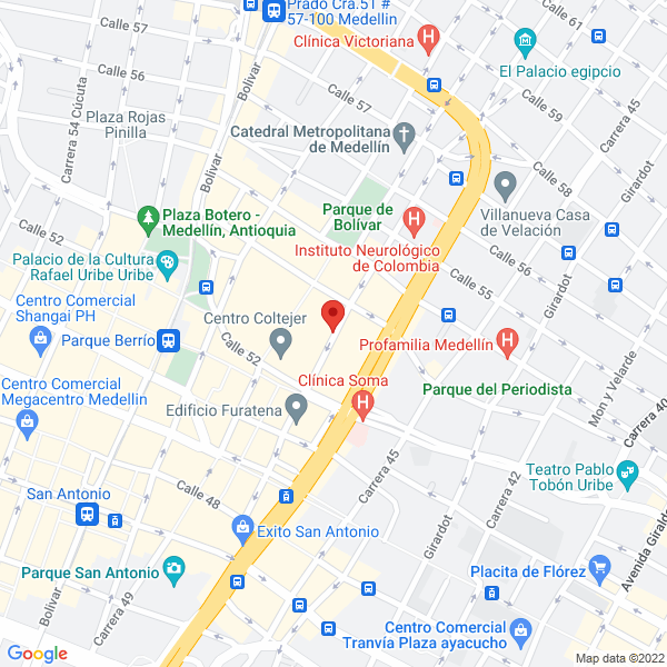 Map of Camino Del Arte