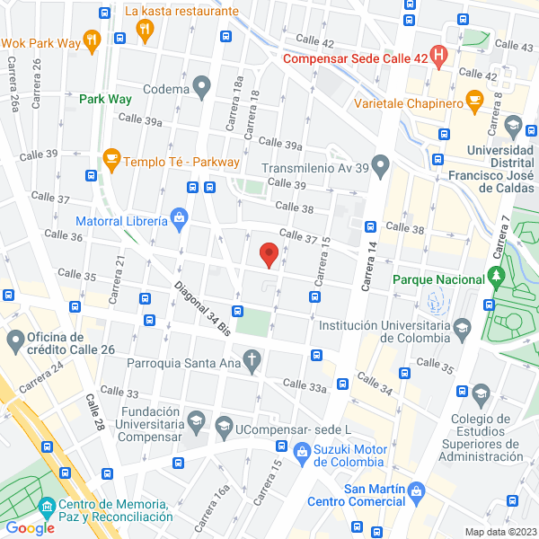 Mapa de Electra Electrónica Avanzada Vanegas Ltda.