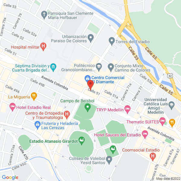 Map of Latin Seduction Estudio De Baile