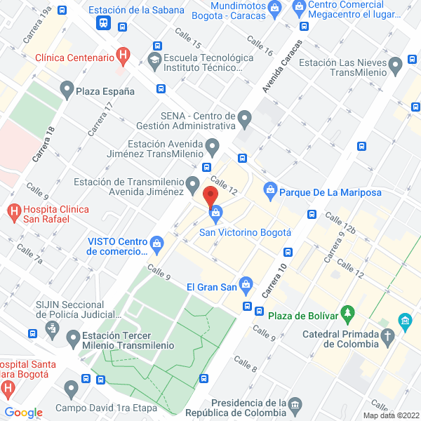 Mapa de Latinotex Ltda