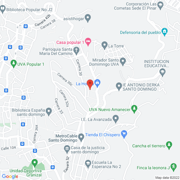 Map of Lava Ochoa
