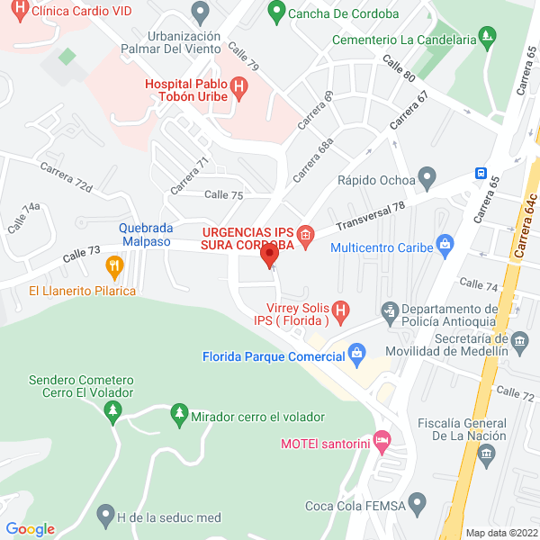 Map of Lavadero El Volador