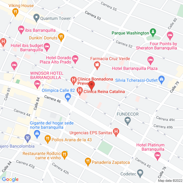 Map of Laboratorio Cardiovascular Ltda.