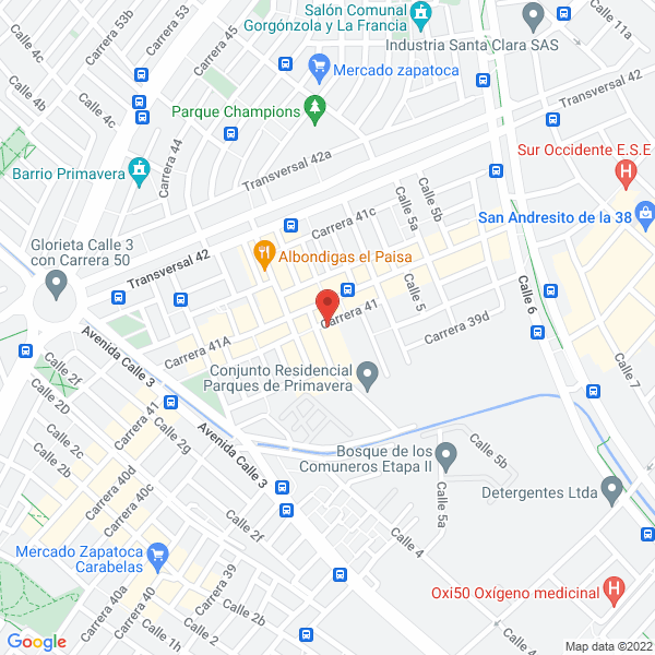 Mapa de M3 Metro Kubico S.A.S.