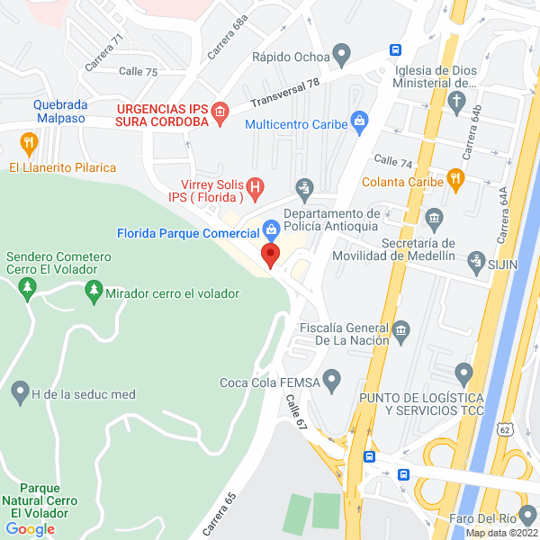 Map of Mallas Metálicas El Volador