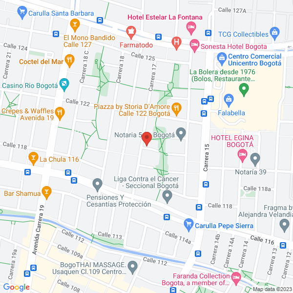 Mapa de Manimator Ltda.