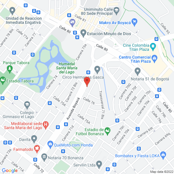 Mapa de Maniquíes De Colombia