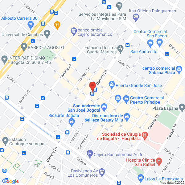 Mapa de Maniquíes El Dorado