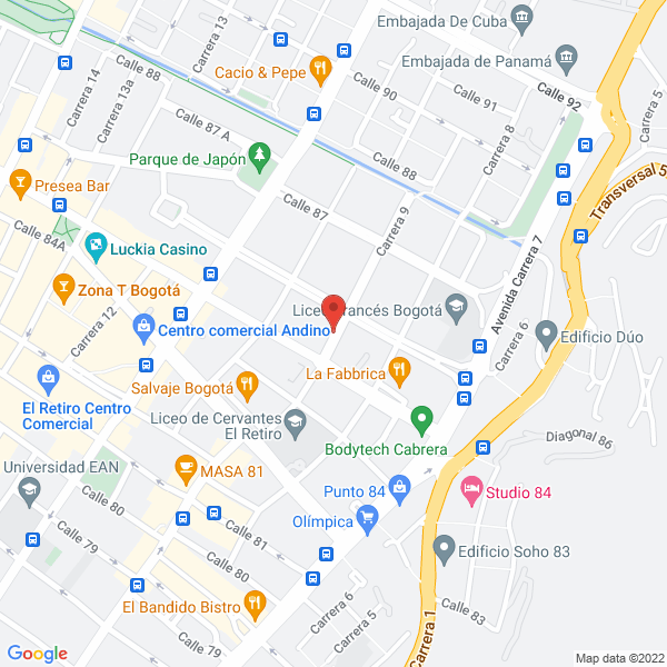 Mapa de Jgps S.A.S.