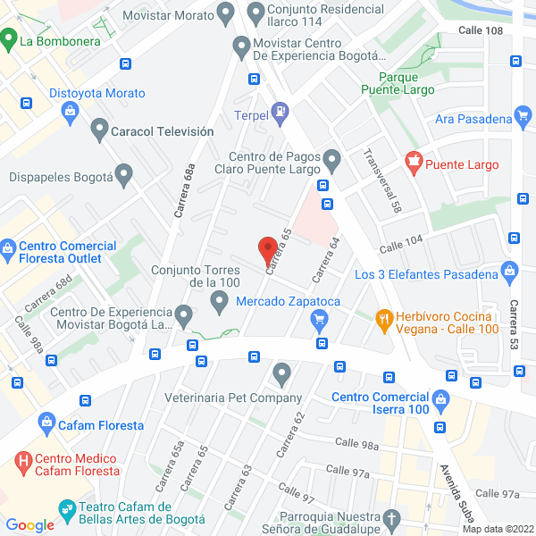 Mapa de Jomacom Ltda.