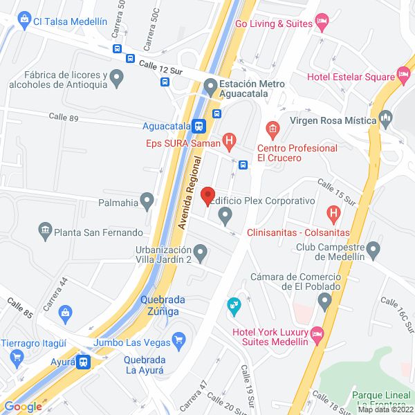 Map of Jomark Seguridad S.A.S.