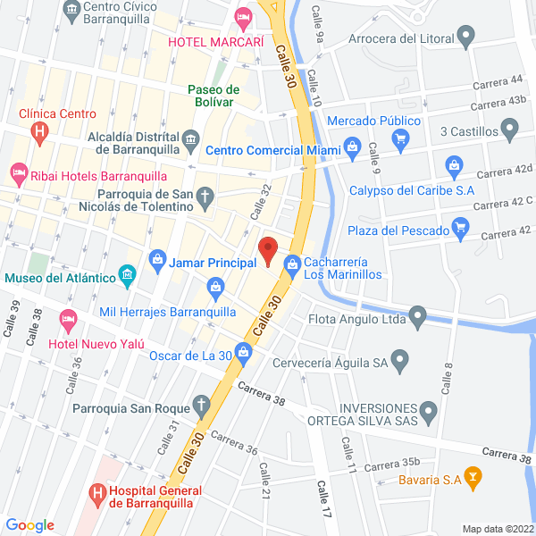 Map of Jorge Alberto Galeano