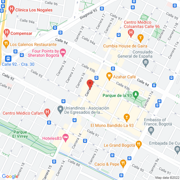 Mapa de Daoud Joyería