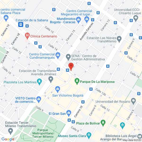 Mapa de Joyería Y Relojería El Triángulo De Oro