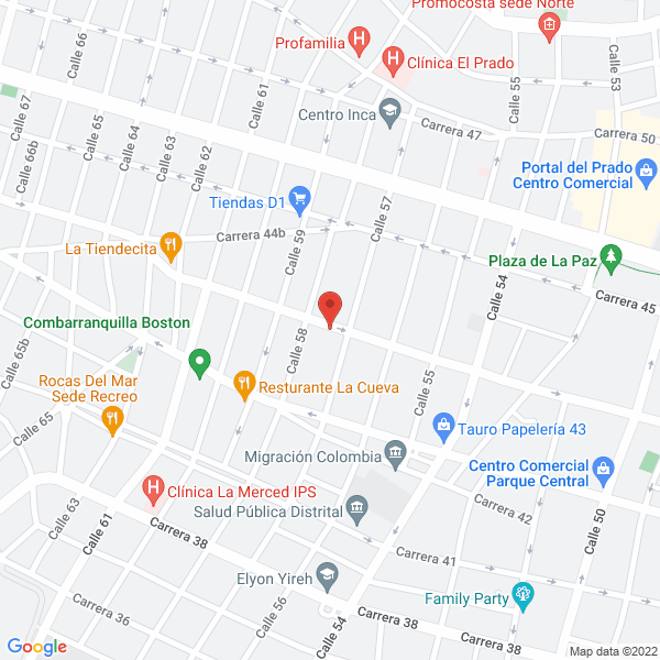 Map of Lavaseco Y Tintorería La Renovadora