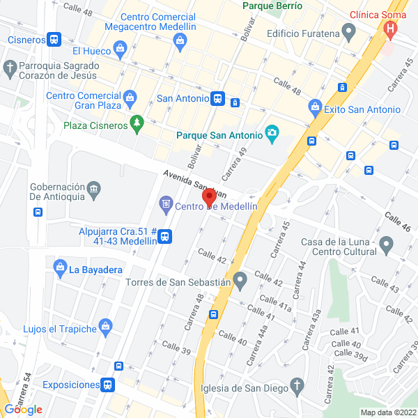Map of Lavautos Y Aparcadero El Pulpo