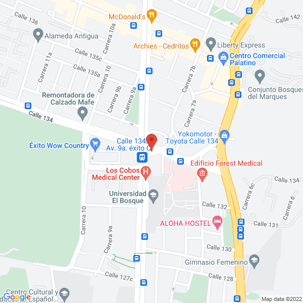 Mapa de Lp Ingeniería Y Gestión S.A.