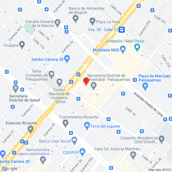Mapa de Importadora Ferremakros Ltda.