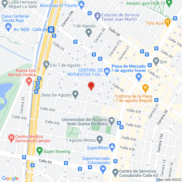 Mapa de Importadora France S.A.S.