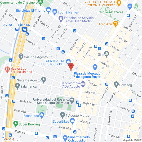 Mapa de Importadora Japón