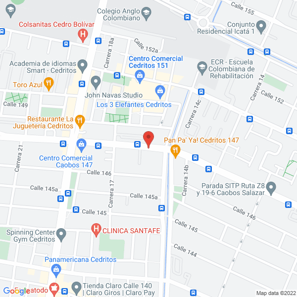 Mapa de Importadora La Ardilla Roja S.A.S.