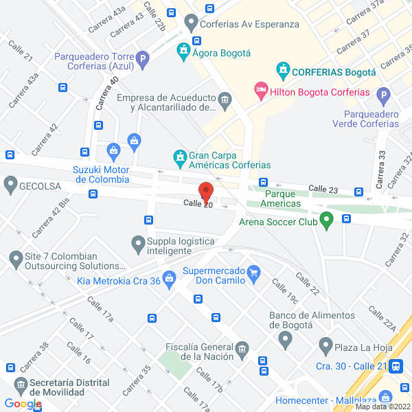 Mapa de Importadora Latina De Repuestos S.A.