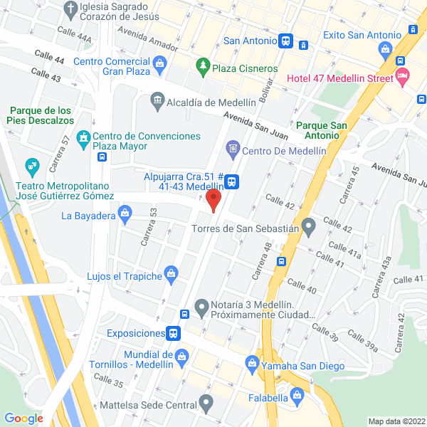 Map of Importadora Sun Green